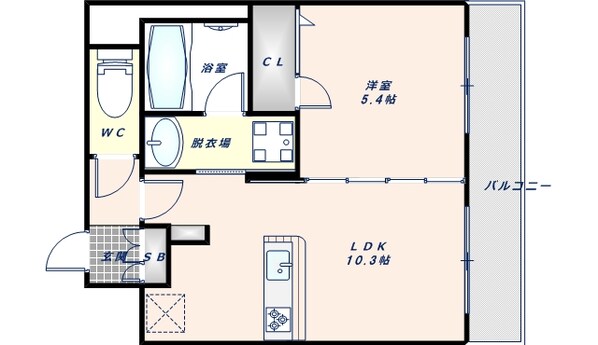 エムズアルテ上小阪の物件間取画像